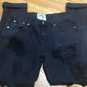 One Teaspoon Low Waist Baggies